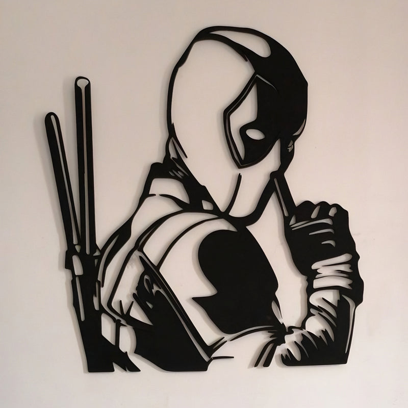AESTHEX Deadpool Wall Art – Laser Cut MDF